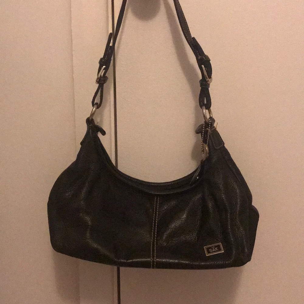 The Sak black leather bag